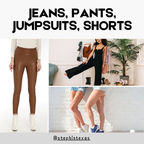 ❤️ JEANS  OVERALLS PANTS JUMPSUITS SHORTS LEGGINGS ❤️ - Picture 1 of 3